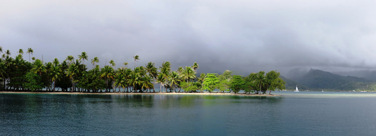 ciel menaçant polynesie